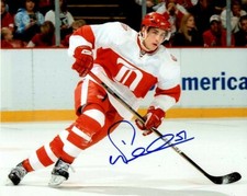 Detroit Red Wings Valtteri Filppula Signed Autographed 8x10 COA #6