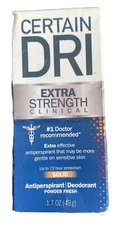 Certain Dry Extra Strength Clinical Antiperspirant Solid Deodorant Powder Fresh