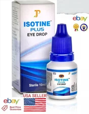 4 x ISOTINE Plus eye drops Exp.2026 USA Official Cataract Eye Drops,Glaucoma