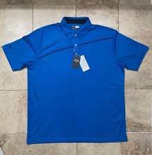NEW Callaway Mens Golf Polo Opti Dri Moisture Wicking Royal Blue Size XXL