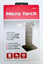 Butane Micro Torch Push Button Ignition Min Small