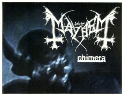 MAYHEM - Chimera - Fridge Magnet / Kühlschrankmagnet - 7,5 x 6,0 cm