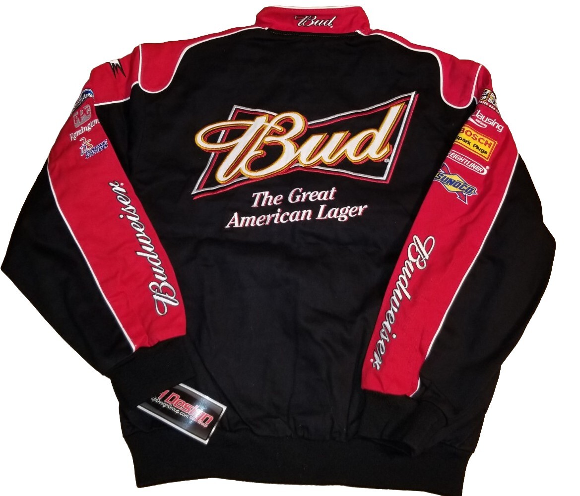 New Deadstock Kasey Kahne Jacket JH Designs Nascar #9 Budweiser