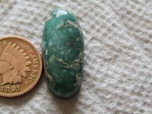 Broken Arrow Variscite Cabochon 18 carat Natural Green Cab Nevada 