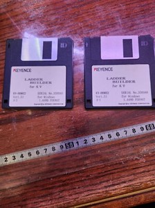 Keyence Ladder Builder KV-H6WE2 - Original Disks - Ver 1.51, (2) 3.5"Disks Total