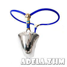 New Male Chastity Belt Device Stainless Steel Lock Cage T-Back Men Metal Pants