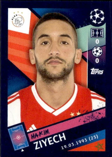 2018/19 Topps Champions League Figure Sticker #537 Ajax Ziyech