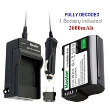 Kastar EL15 Battery Normal Charger for Nikon D600 D610 D750 D800 D800E D7000