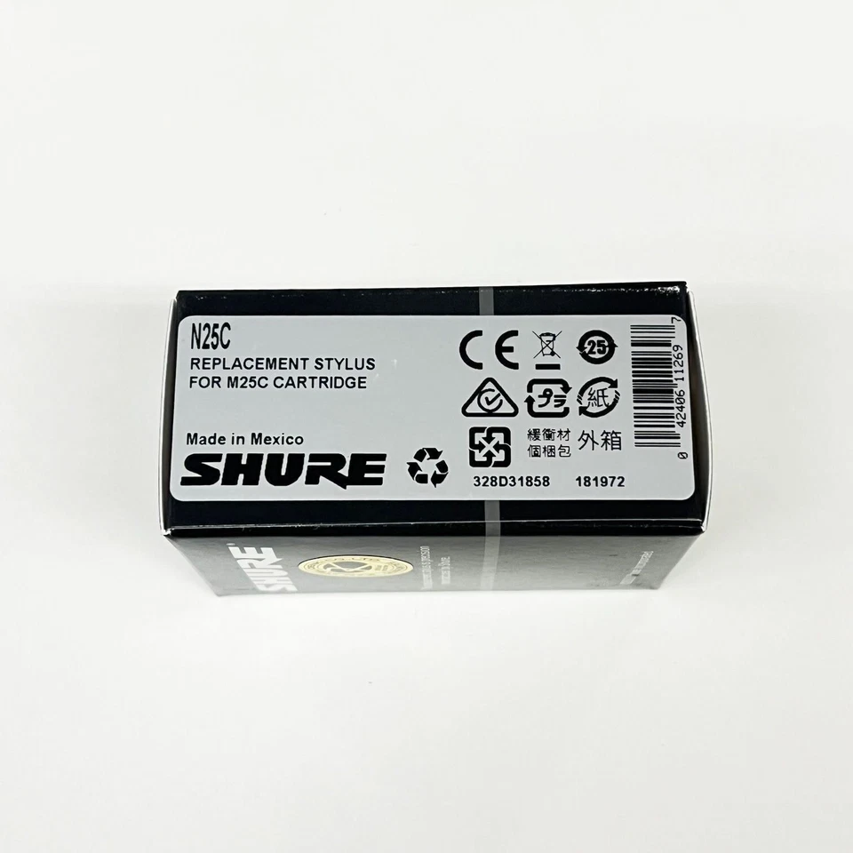 Lápiz óptico de repuesto Shure N25C para salida de cartucho M25C de Japón NUEVO Foto 3 de 4