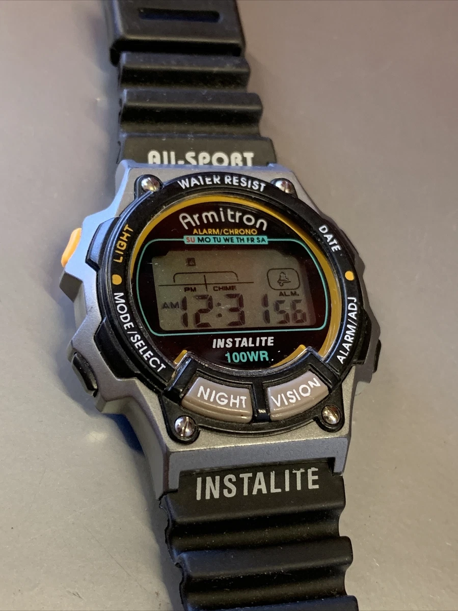 Armitron shop watch alarm