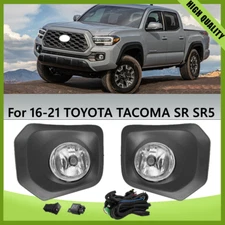 FOR 2016-2021-2023 Toyota Tacoma Fog Light Assembly w/Wiring & Switch Halogen
