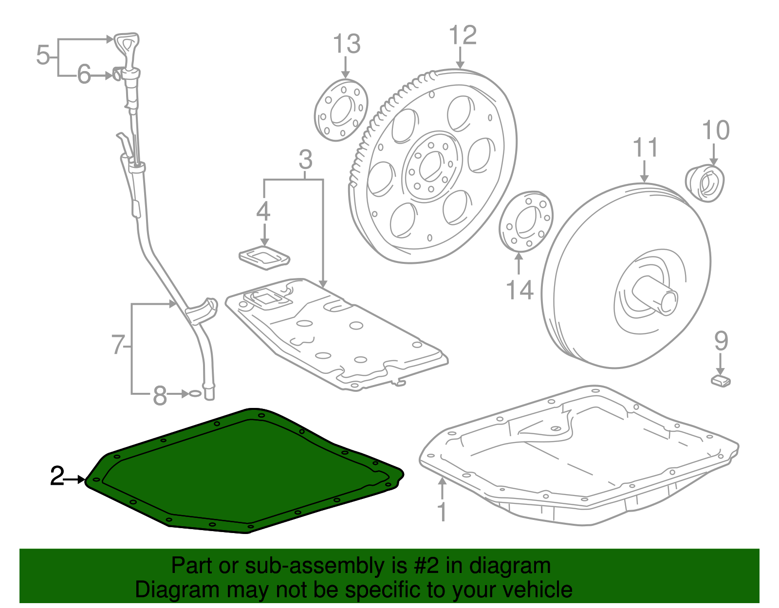 OEM Genuine Toyota Automatic Transmission Oil Pan Gasket 3516832010 eBay