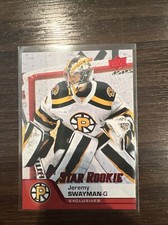 2020-21 Upper Deck AHL Star Rookies Exclusives Jeremy Swayman RC 068/100 (#171)