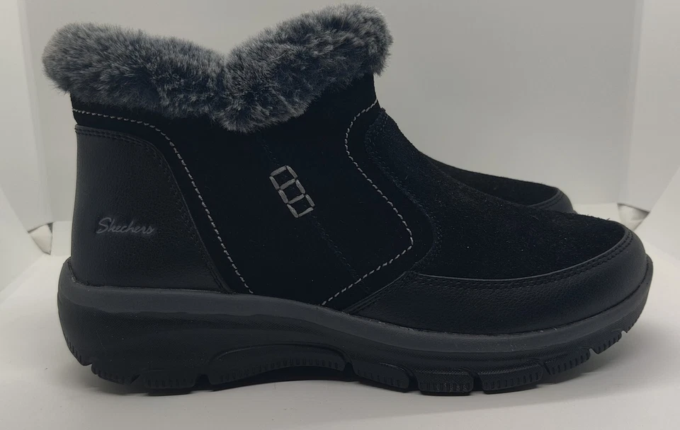Botas Skechers Easy Going Warm Escape para mujer zapatos talla 7,5 negras Foto 4 de 4