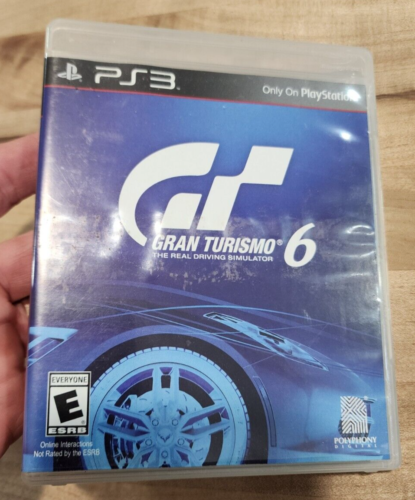 Grand Turismo 6 (Sony PlayStation 3 2013) PS3 Video Game Used ~ Tested & Works - Picture 1 of 5