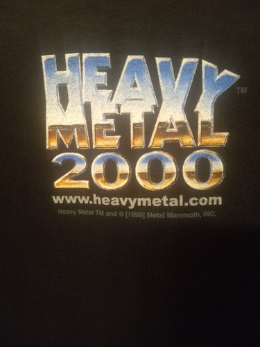 Heavy Metal 2000 Vintage Animated 1999 Winterland T-Shirt Schwarz XL -NEU! - Bild 3 von 15