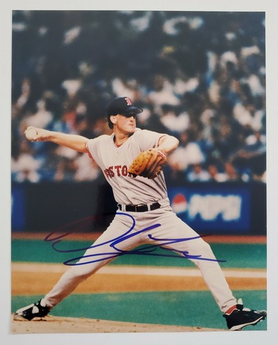 Derek Lowe Signed Boston Red Sox 8x10 Photo D-Lowe Pitcher Fenway Legend RAD - Imagen 1 de 1