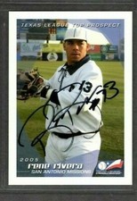 2005 Grandstand Rene Rivera San Antonio Missions Baseball Signed Autograph (C52)
