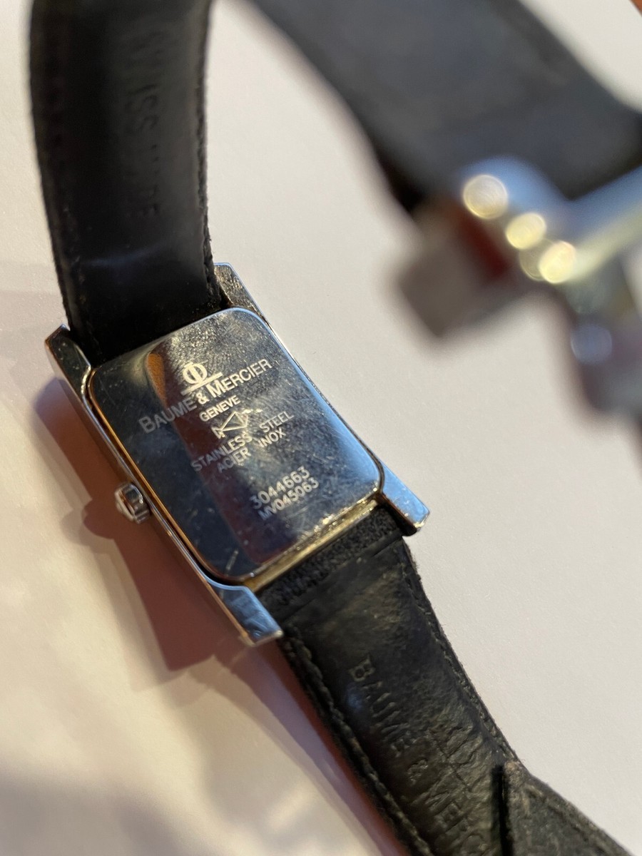 Baume & Mercier Mens Watch Black Strap & Face Hampton Style  display picture 1