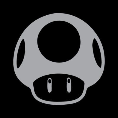 Adesivo Decalcomania Vinile Powered By Mario Mushroom Power - Foto 5