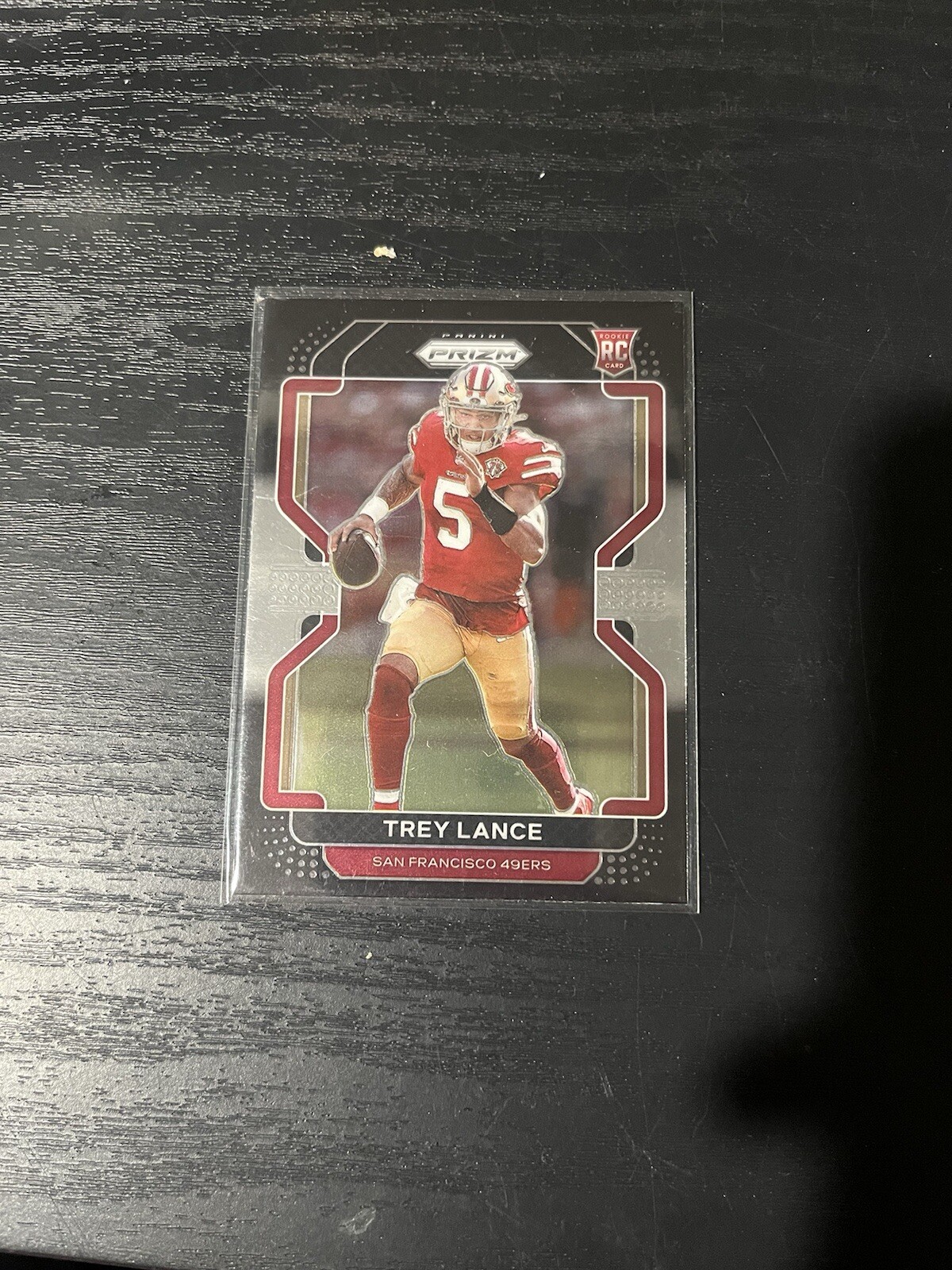 2021 Panini Chronicles - Prizm Black #PB-4 Trey Lance (RC)