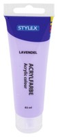 Stylex Acrylfarbe 83 Ml, Lavendel KüNstlerfarbe Acrylfarben Tuben Malen Farbe