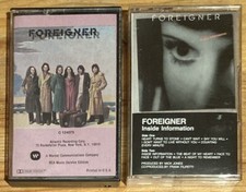 Lot of 2 Foreigner Cassette Tapes Self Titled Inside Information
