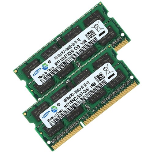Pour Samsung 8Go 2 x 4GB / 2GB PC3-10600S DDR3 1333mhz SODIMM portable RAM FR - Photo 2/11