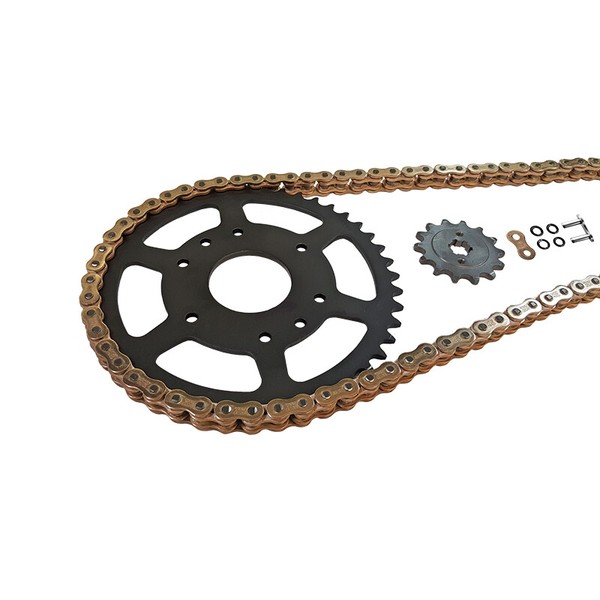 Kettensatz Ek-Chain 530 MVXZ-2 FüR Suzuki GSX600F Modelljahr 1992-1997 Farbe-image