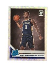 Excellent: 2019-20 Donruss Optic Silver Wave Nickeil Alexander-Walker Pelicans
