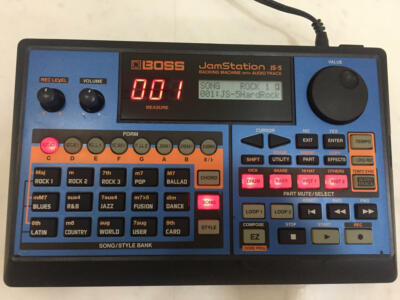 BOSS JS-5 jamstation リズムマシン ボス 激レア Boss JS-5 Jam Station Backing machine w/ Power Supply From