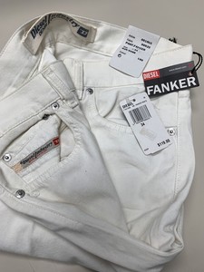 diesel white pants