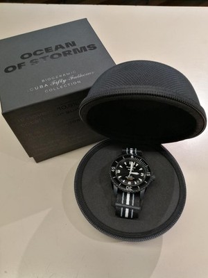 Blancpain Swatch Ocean of Storm Bioceramic Automatic 42mm Used Watch