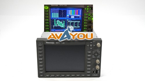 Tektronix WFM7120 Waveform Monitor OPT: SD HD CPS EYE AD PHY DAT AVD 7100 7020