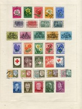 NETHERLANDS; 1952-53 fine group of Mint & used SETS on album page