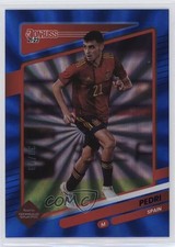 2021-22 Panini Donruss Road to Qatar Holo Blue Laser 38/49 Pedri #151 0s5s
