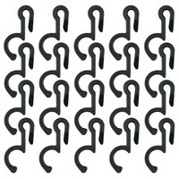 Sks Kabelkanal Clips 20Er Set  Robuste Kunststoff-Clips FüR Rundprofile, Ide...