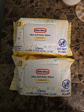 Little Tikes Ultra Soft Baby wipes  Shea Butter  72 Wipes , Qty : 3