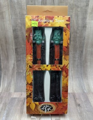 Frankenstein Robert Alan Vintage Sculptured Halloween 80s 90s 10'' Taper Candles