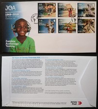 Jersey Stamps "Jersey Overseas Aid" First Day Cover 2018