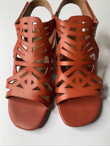 Sandali donna Baretraps VELLUTO 8,5 paprika slingback traforazioni punta aperta COSÌ COME SONO - Foto 6 di 16