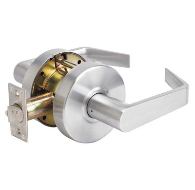 MASTER LOCK SLCHPG26D Lever Lockset, Passage, ADA, Brushed Chrome 33M214