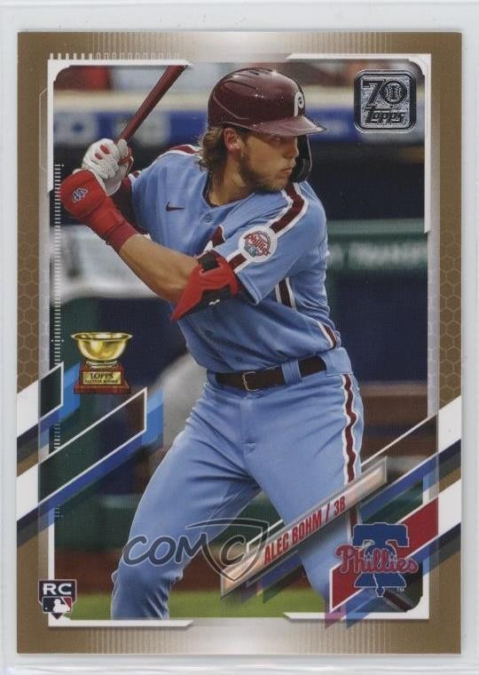 2021 Topps Gold /2021 Alec Bohm #277 Rookie RC 1oh9