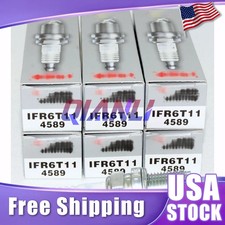 6 Pack Genuine Ngk 4589 Laser Iridium Spark Plugs Ifr6t11 6 Pack Genuine Ngk 4589 Laser Iridium Spark Plugs Ifr6t11