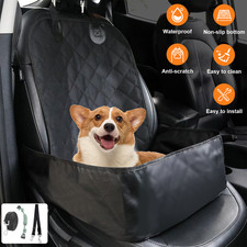 Hunde Autositz Kleine Mittlere Hunde Vordersitz Rückbank Hundesitz Auto Schwarz