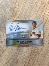 Nick Noonan 2010 Bowman Platinum Auto Refractor #BPA-NN San Francisco Giants