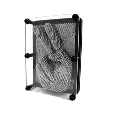 Rectangular Metal Pin Art Game Set 3D Pin Art Toy Educational Toy