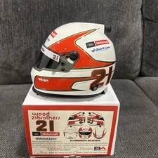 HARRISON BURTON #21 Wood Brothers  MINI HELMET