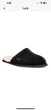 Limited stock UGG Men's Scuff Suede Slippers - Black NEW WITH BOX