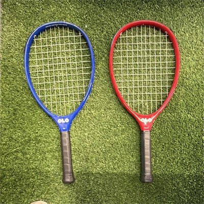 OLO OLO Lot of 2 Tennis Racquets Blue/Red